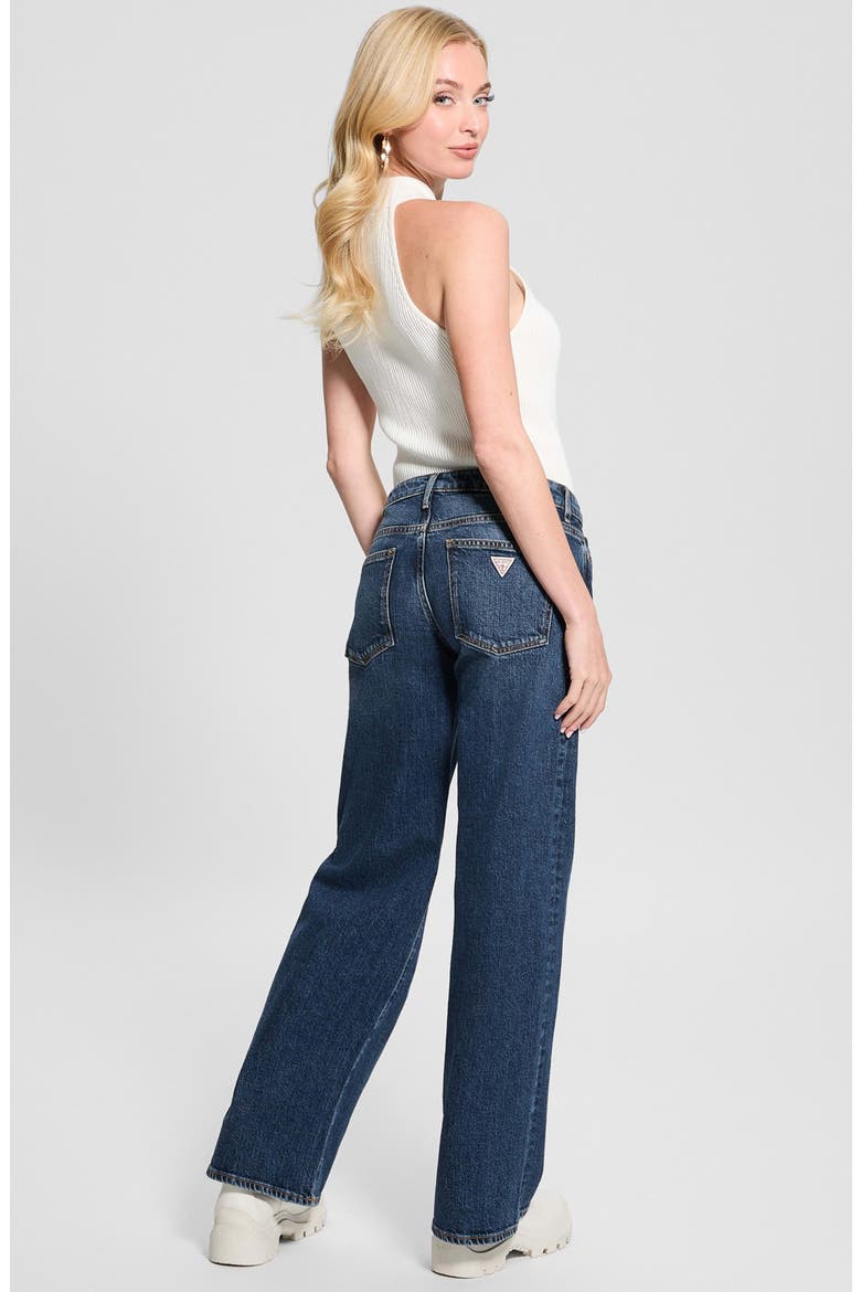 Low Rise Slouchy Straight Leg Jeans, Alternate, color, MOTS