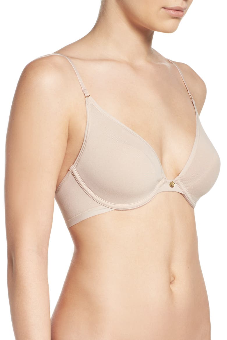 Understated Underwire Contour Bra, Alternate, color, LIGHT MOCHA