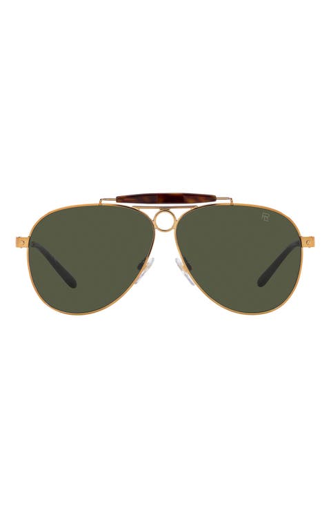 61mm Aviator Sunglasses