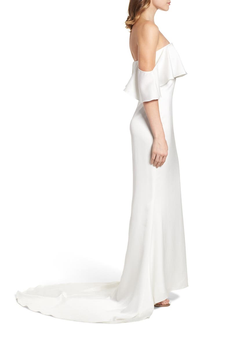 Lovers + Friends The Santa Barbara Off the Shoulder Gown, Alternate, color,