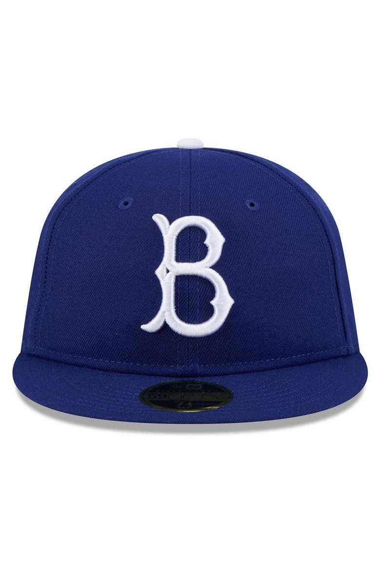 New Era Men's New Era  Royal Brooklyn Dodgers 2025 Jackie Robinson Day Retro Crown 59FIFTY Unstructured Fitted Hat, Alternate, color, 