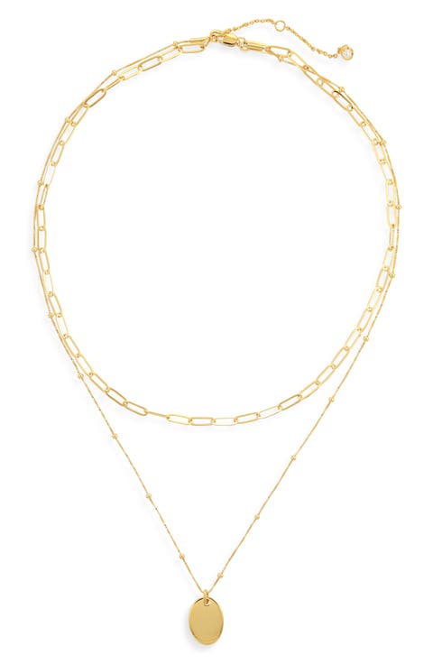 Demi Fine Layered Pendant Necklace