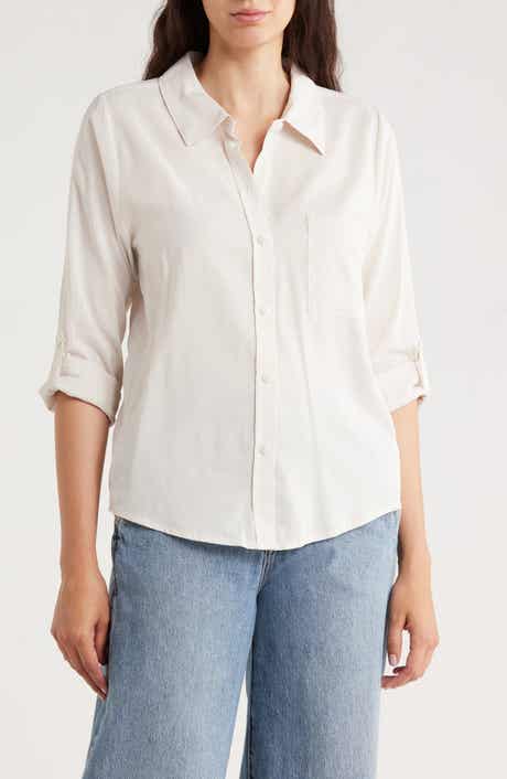 Splendid Long Sleeve Button-Up Shirt