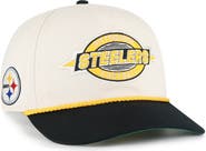 '47 Men's '47 Natural Pittsburgh Steelers Frame Out Two Tone Hitch Adjustable Hat