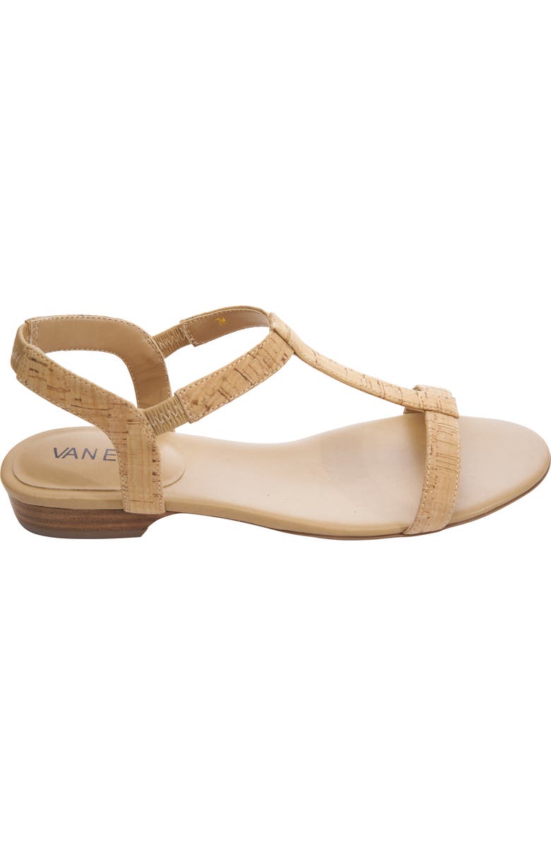 VANELi Blonde T-Strap Sandal, Alternate, color,