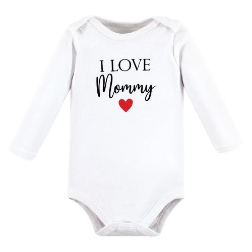 Hudson Baby Little Soft Cotton Long-sleeve One-piece 3pk