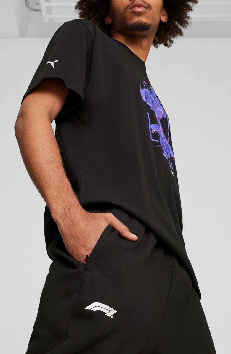 PUMA x Ferrari F1 Neon Energy Cotton Blend Sweatpants, Alternate, color, 