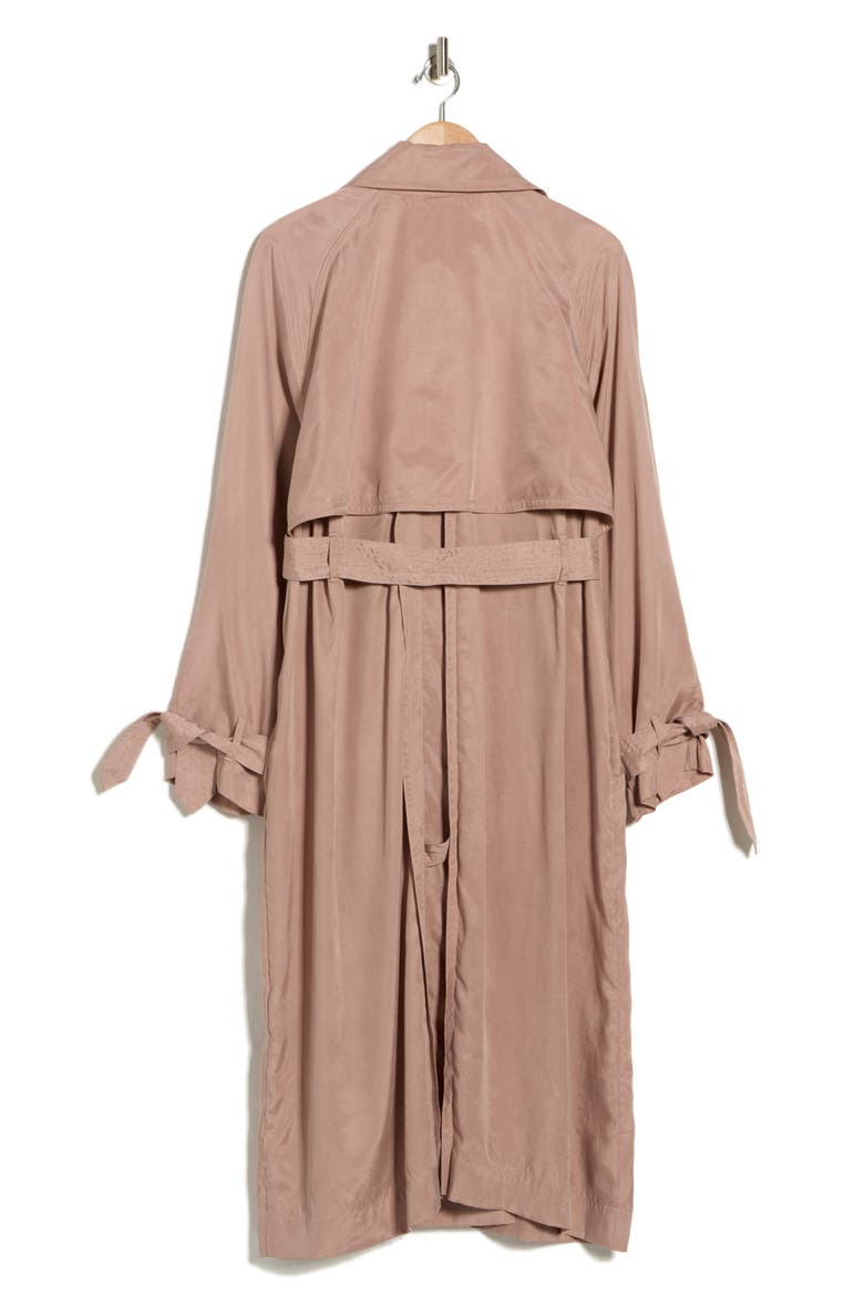 Kikki Trench Coat, Alternate, color, RICH TAN PINK