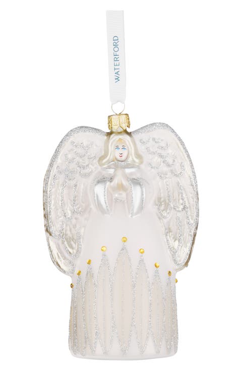 Holiday Heirlooms Angel Glass Ornament