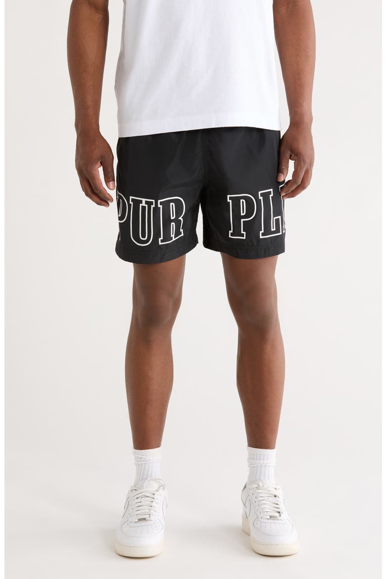Everyday Satin Shorts, Main, color, BLACK