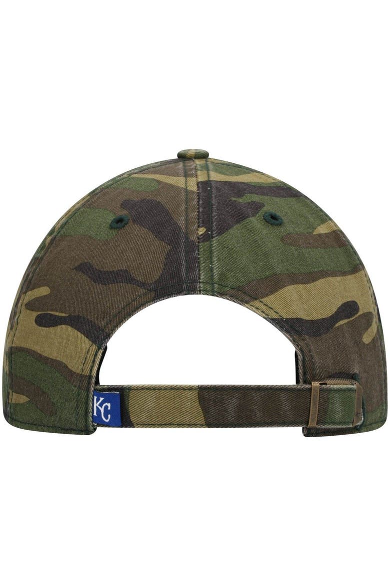 Men's '47 Camo Kansas City Royals Team Clean Up Adjustable Hat, Alternate, color, Camo