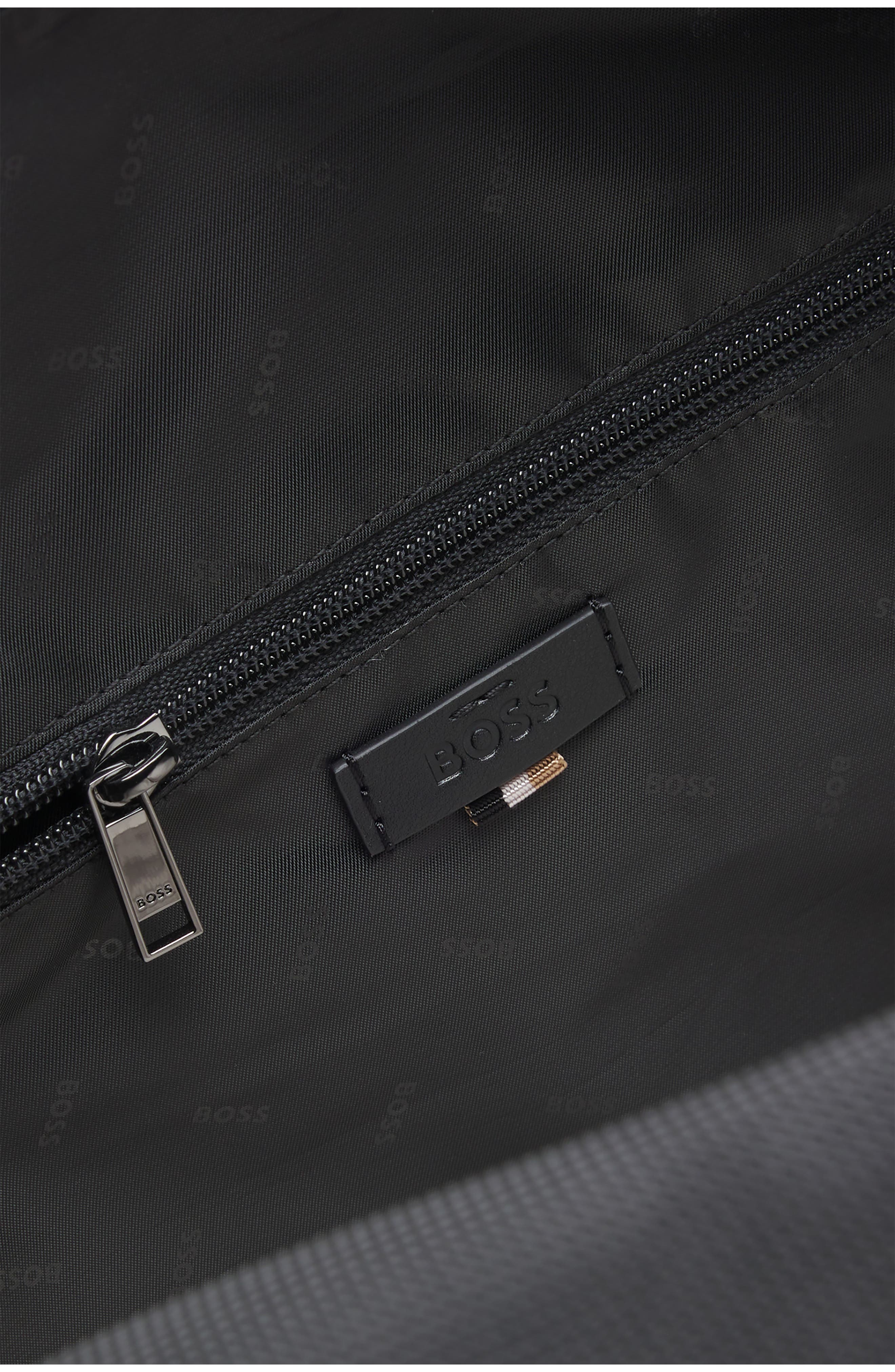 HUGO Ray Soft Holdall Duffel Bag, Alternate, color, Black