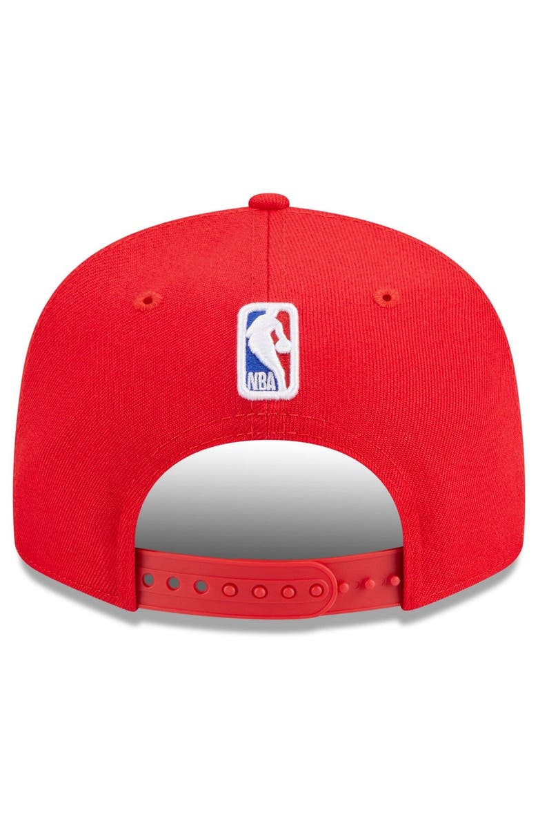 New Era Men's New Era Red Atlanta Hawks 2023 NBA Draft 9FIFTY Snapback Hat, Alternate, color,