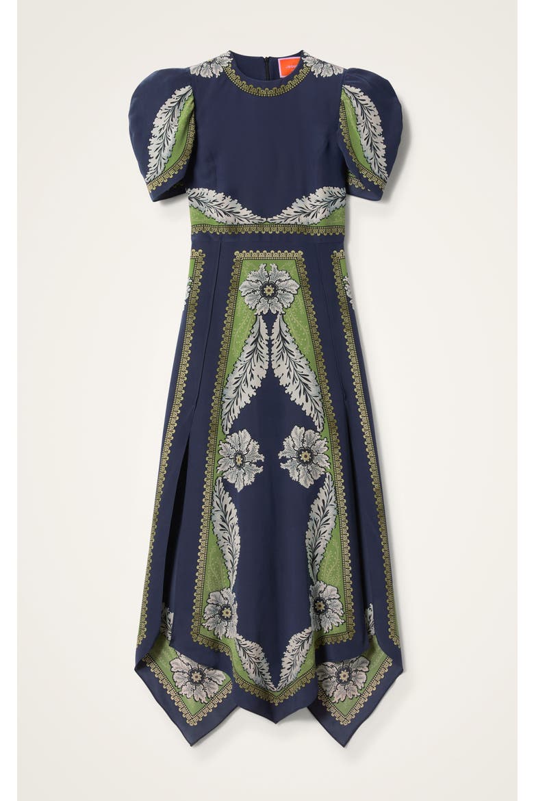 Cherie Scarf Dress Placée, Alternate, color, Bounty Placée Navy