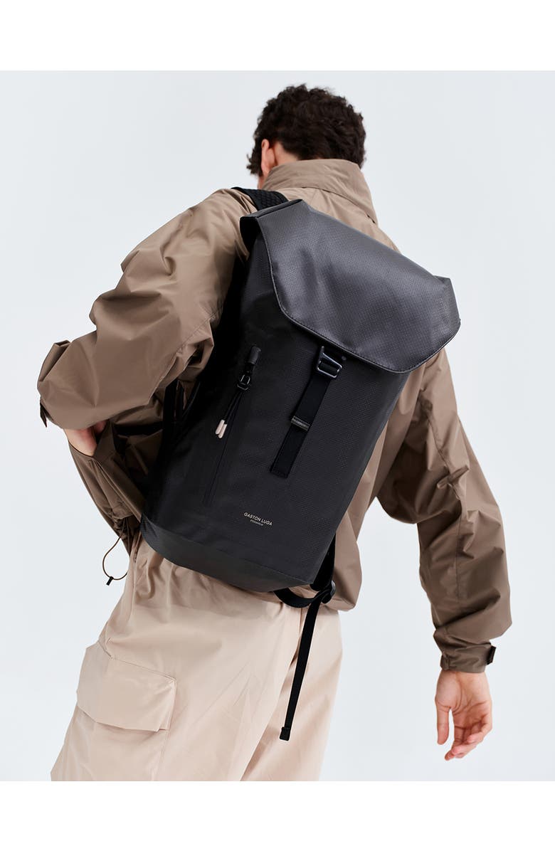 81038614 Lightweight DuoSeal Flap Backpack 14", Alternate, color, Black