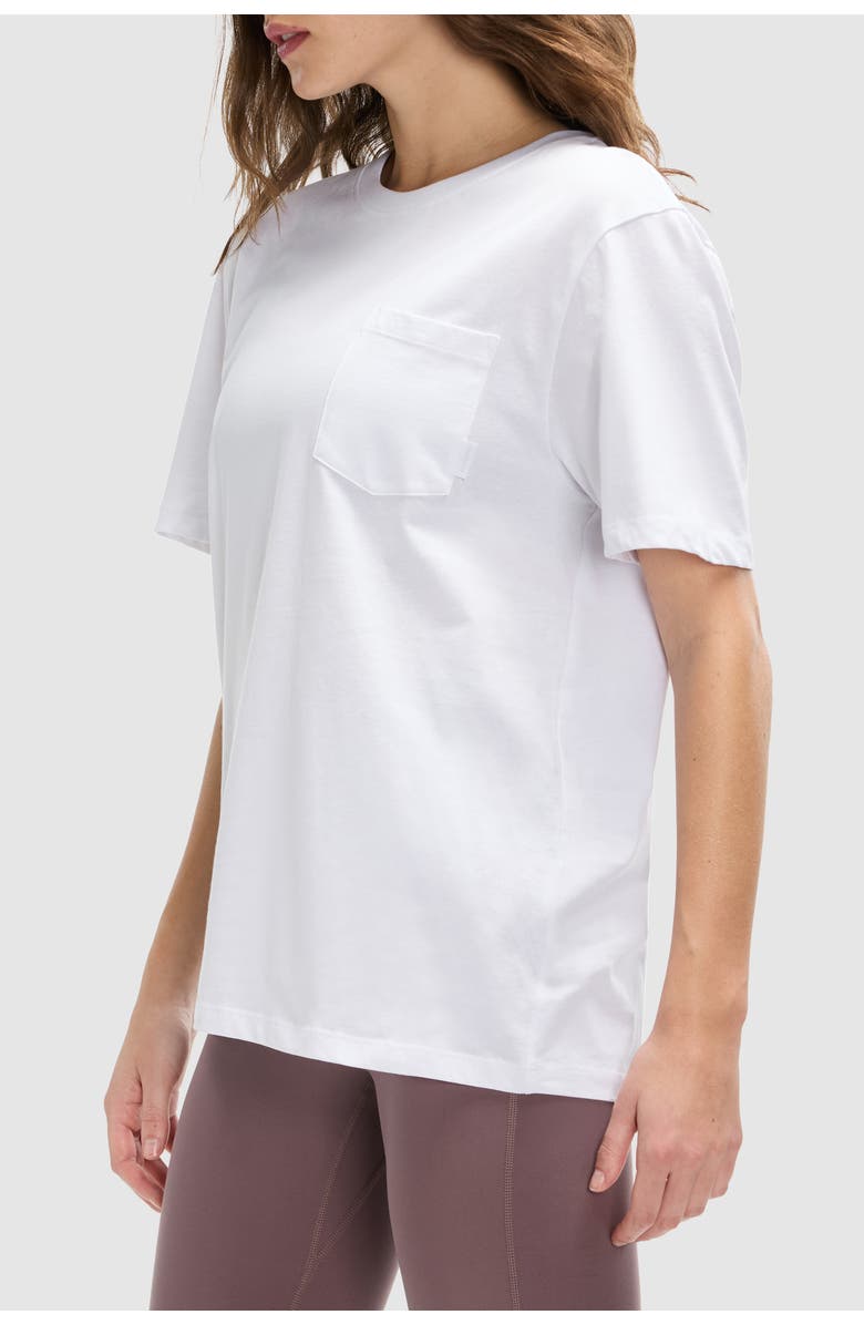 Peloton Cotton Graphic Tee, Alternate, color, Bright White 3