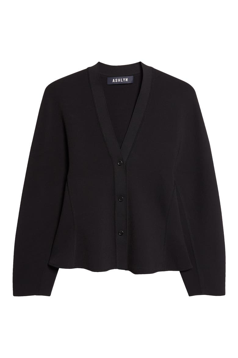 Henry Dolman Sleeve Cardigan, Alternate, color, BLACK