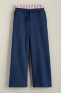 Treasure & Bond Kids' Mixed Waist Wide Leg Fleece Pants