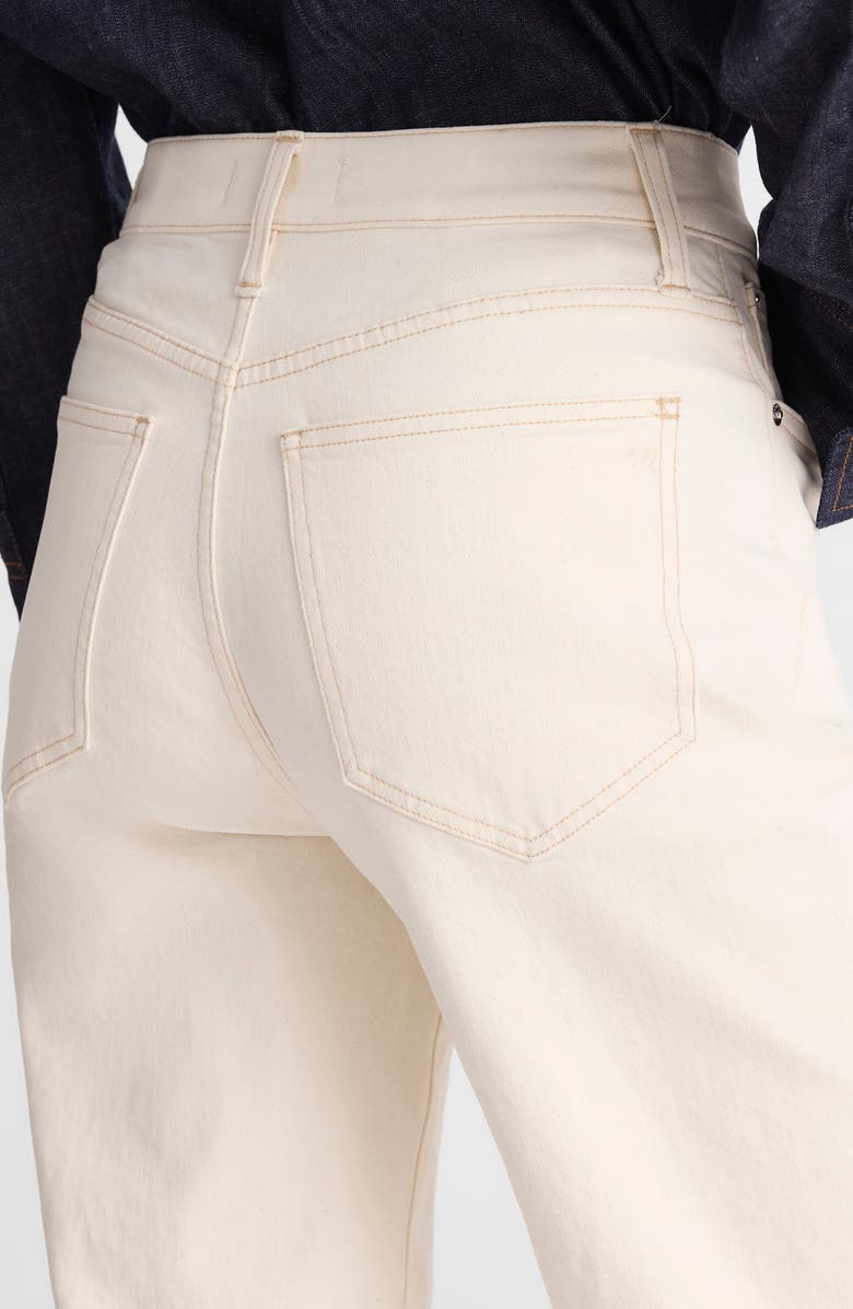 Madewell The Perfect Vintage Raw Hem Crop Wide Leg Jeans, Alternate, color, Vintage Canvas