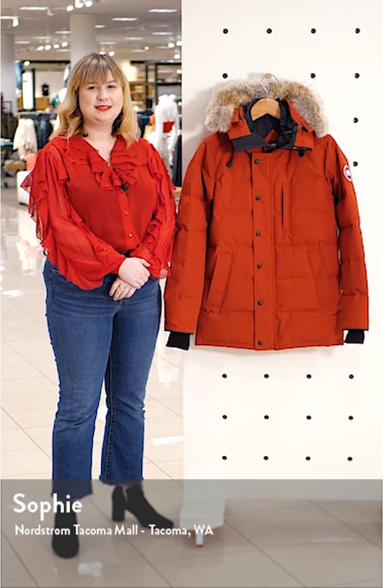 Carson Fusion Fit Hooded Down Parka with Genuine Coyote Fur Trim, sales video thumbnail