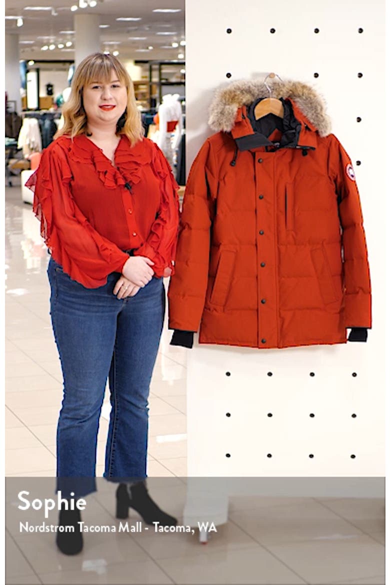 Carson Fusion Fit Hooded Down Parka with Genuine Coyote Fur Trim video