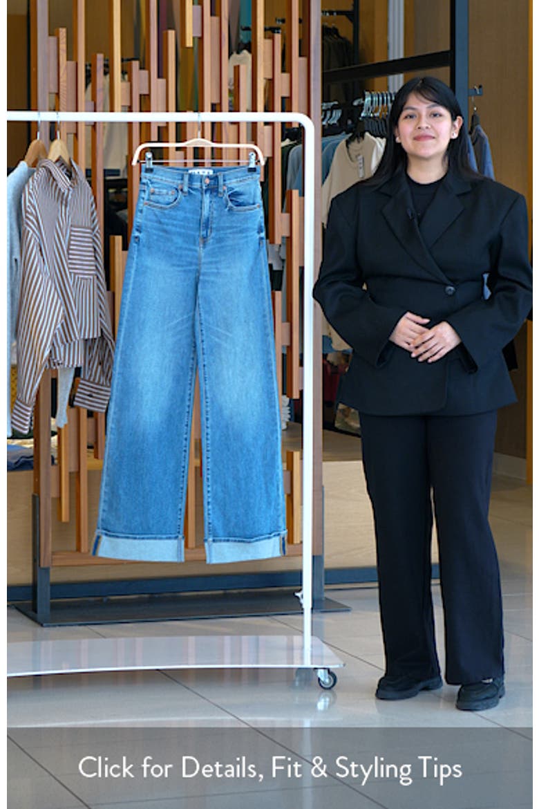 Far Out Cuffed High Waist Wide Leg Jeans video