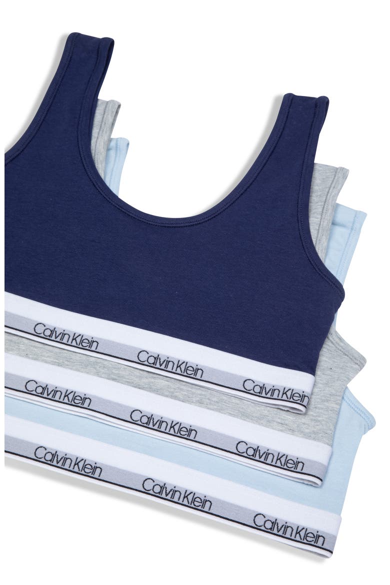 Classic Bralette - Pack of 3, Alternate, color, SYMPHONY/ HEATHER/ EMPRYEAN