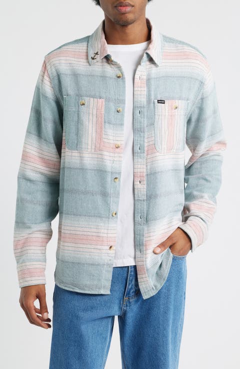 Summit Multi Stripe Flannel Button-Up Shirt