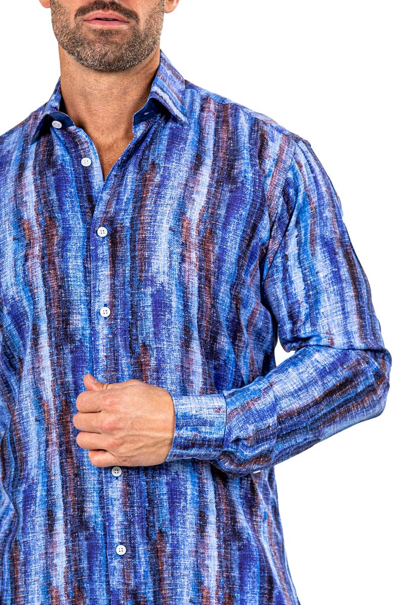 Maceoo Fibonacci Marthyr 0228 Contemporary Fit Button-Up Shirt, Alternate, color, 