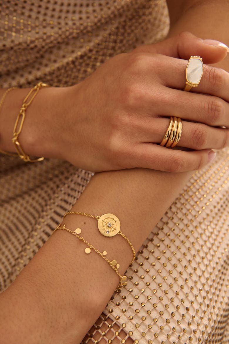 Cosmic Love Bracelet, Alternate, color, Yellow Gold