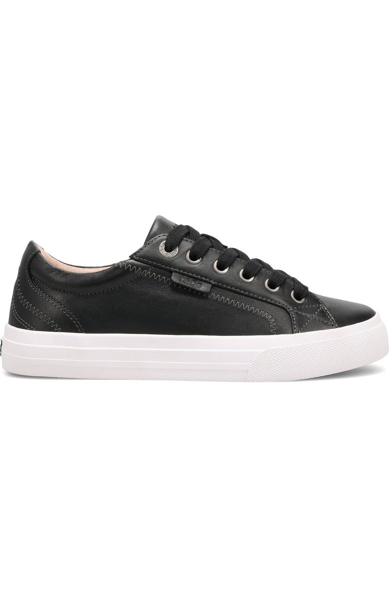 Taos Plim Soul Luxe Sneaker, Alternate, color, Black/ White