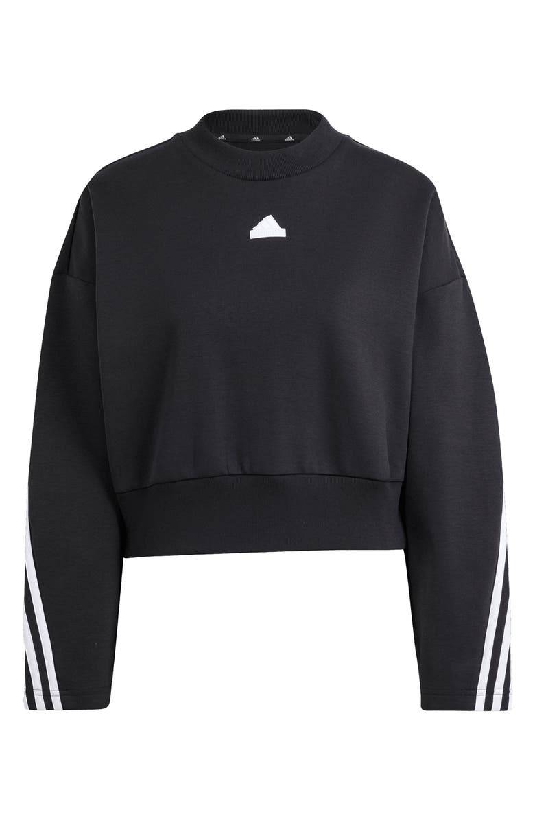 adidas Future Icons 3-Stripes Cotton Blend Sweatshirt, Alternate, color,