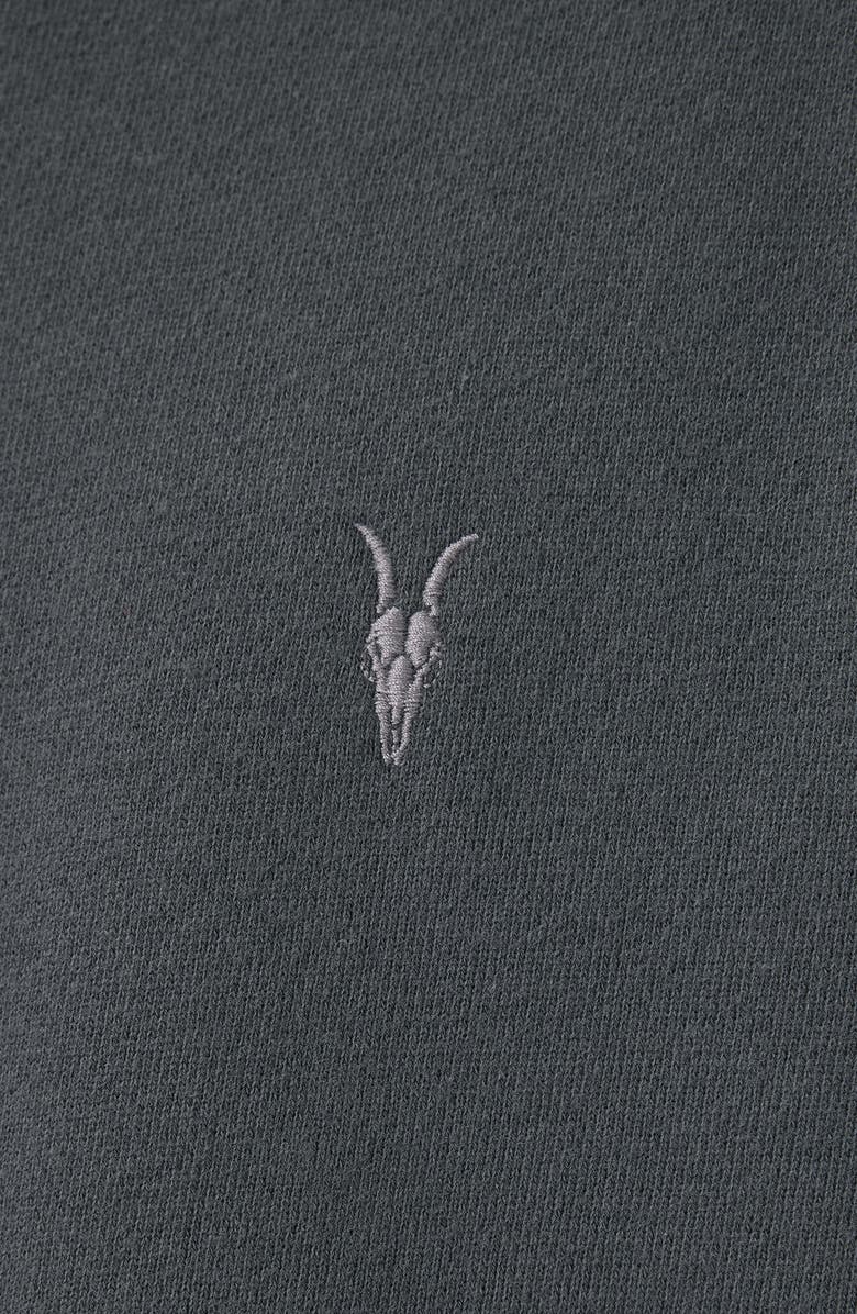AllSaints Raven Cotton Hoodie, Alternate, color, Carter Grey