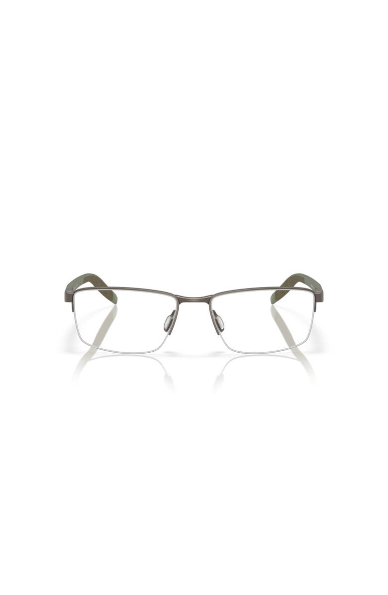 Costa 55mm Rectangle optical glasses, Alternate, color, Grey