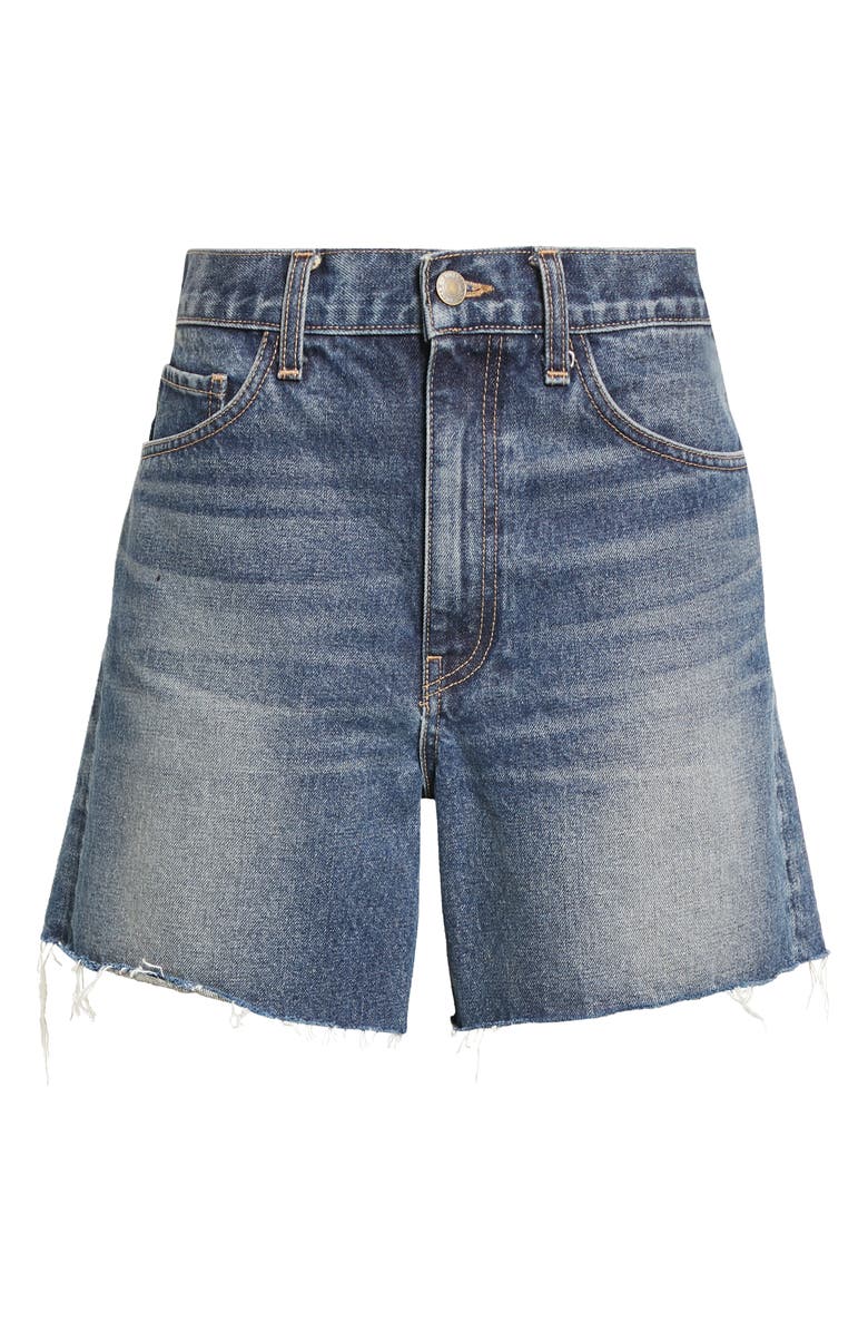Nili Lotan Yoann High Waist Denim Shorts, Alternate, color, 