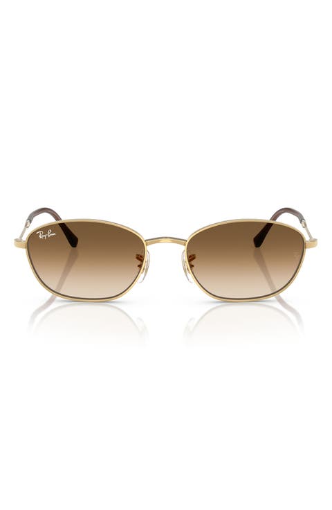 58mm Irregular Oval Sunglasses