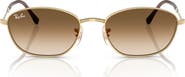 Ray-Ban 58mm Irregular Oval Sunglasses