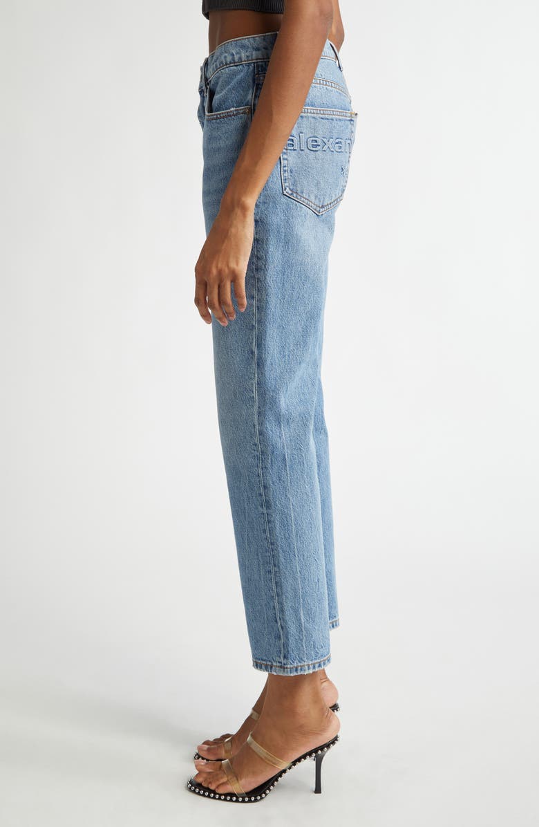 Alexander Wang OG High Waist Stovepipe Jeans, Alternate, color,