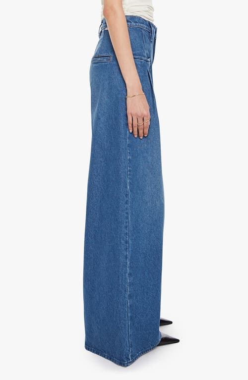 Mother The Double Prep Sugar Cone Skimp Wide Leg Jeans In Blue