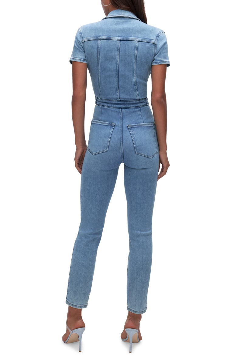 Good American Fit for Success Jumpsuit, Alternate, color, Blue274