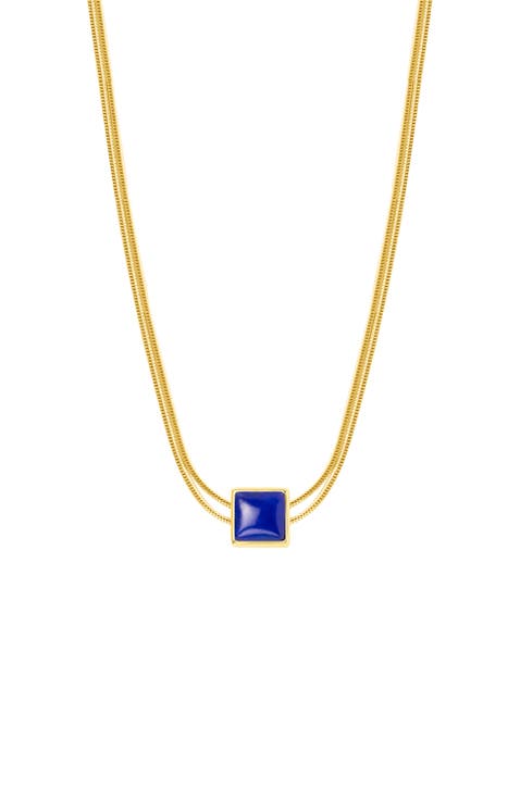 Manifest & Believe - Lapis Lazuli Evil Eye September Birthstone Necklace