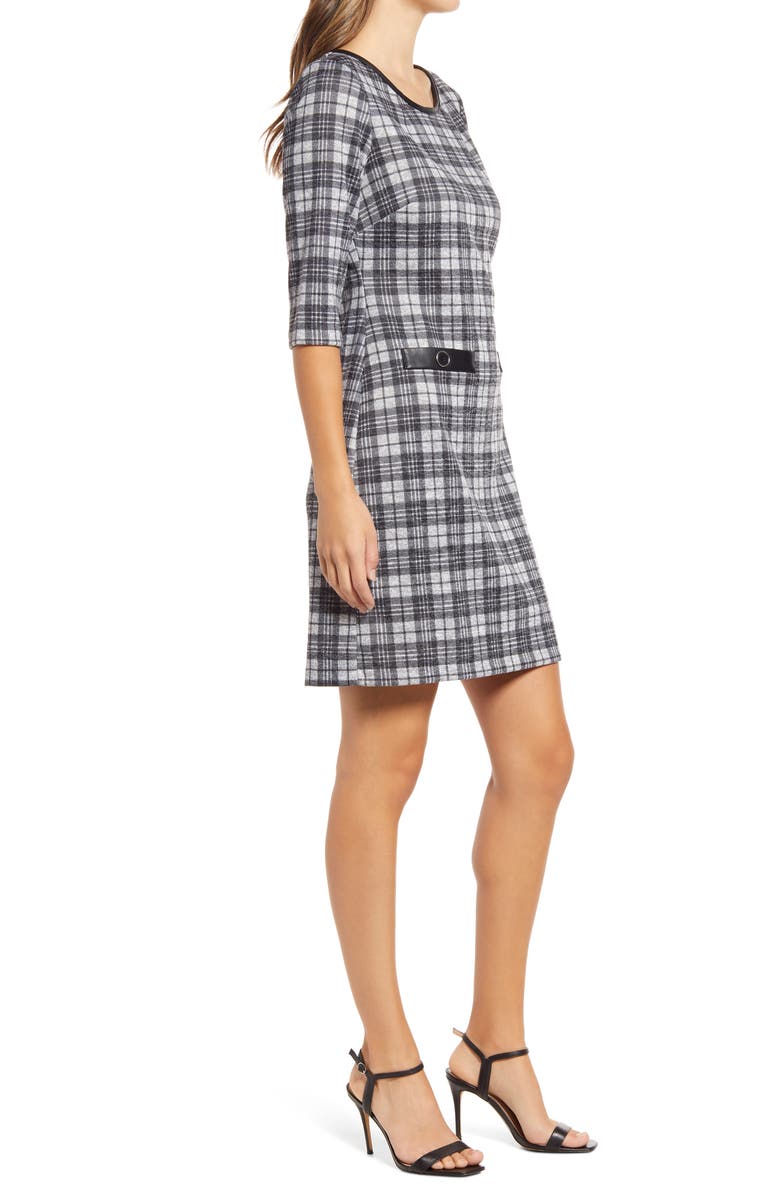 Connected Apparel Knit Sweater Dress, Alternate, color,