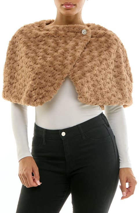 Faux Fur Capelet