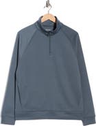 Kenneth Cole Active Raglan Sleeve Quarter Zip Sweatshirt