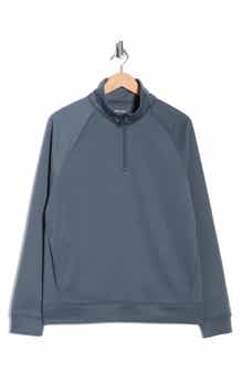 Kenneth Cole Active Raglan Sleeve Quarter Zip Sweatshirt