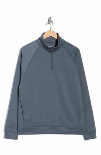 Kenneth Cole Active Raglan Sleeve Quarter Zip Sweatshirt