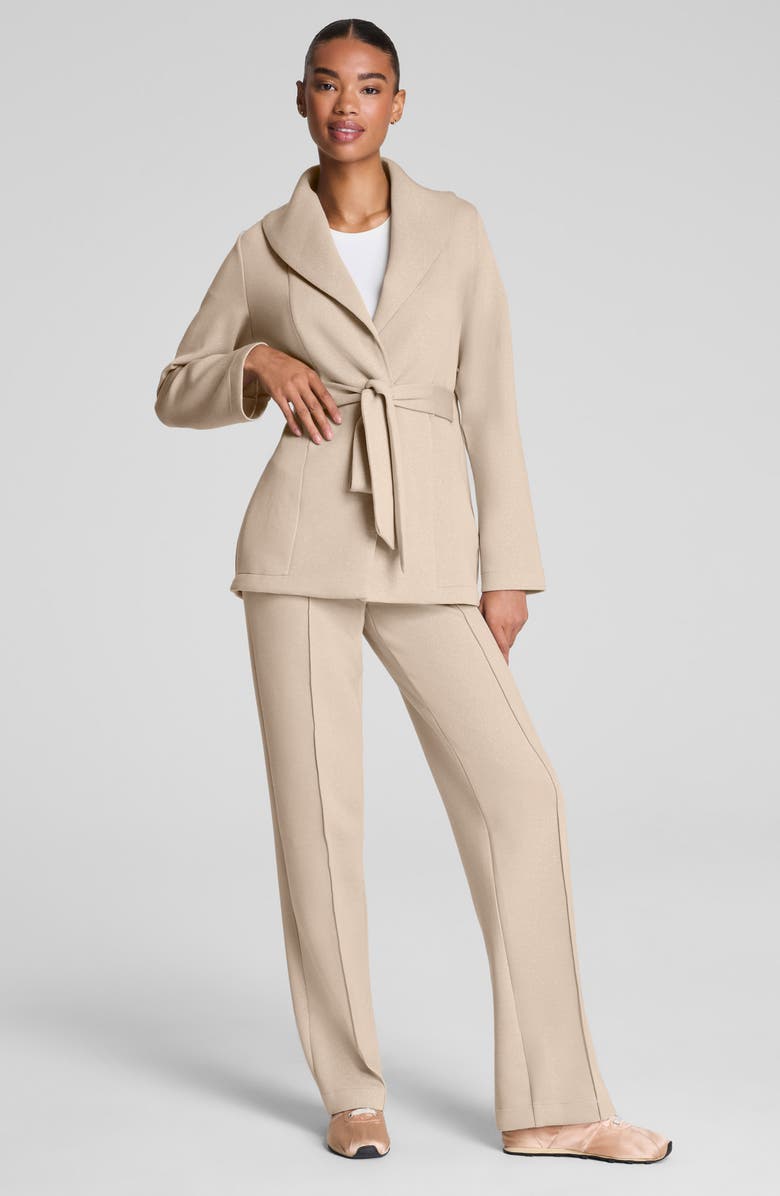 SPANX<sup>®</sup> AirEssentials Shimmer Straight Leg Pants, Alternate, color,