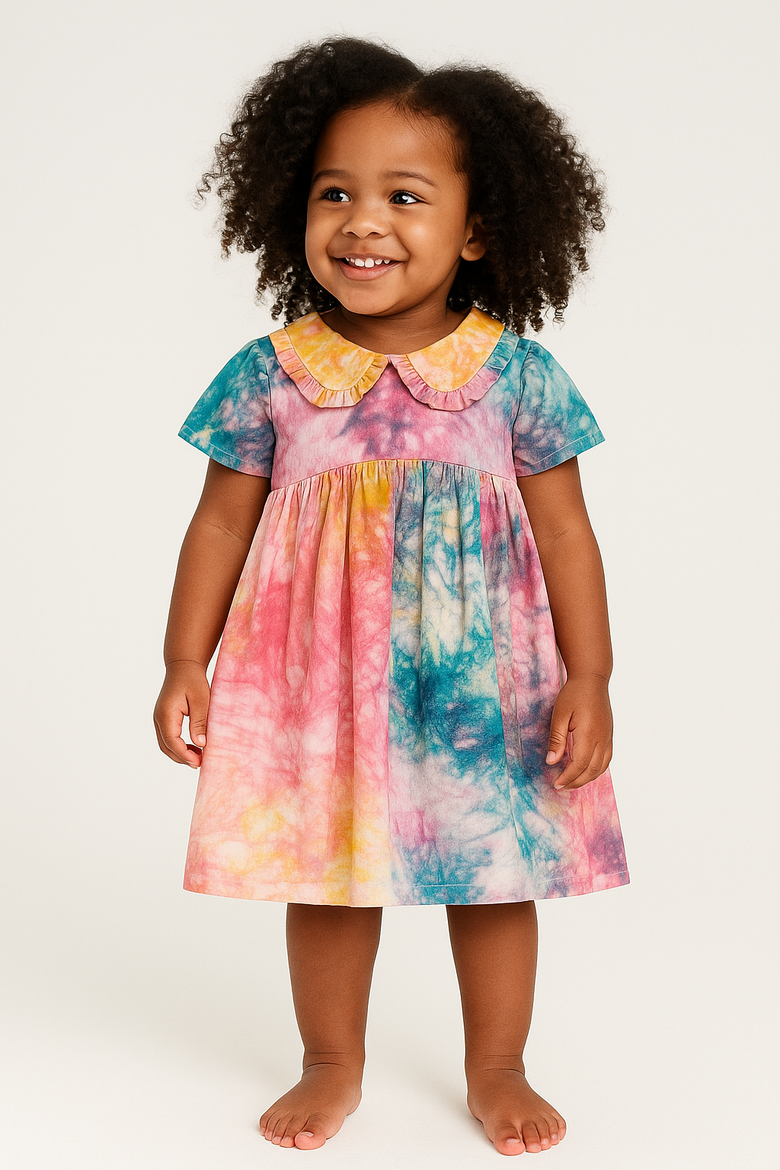 Kids Derin Dress, Main, color, Multi