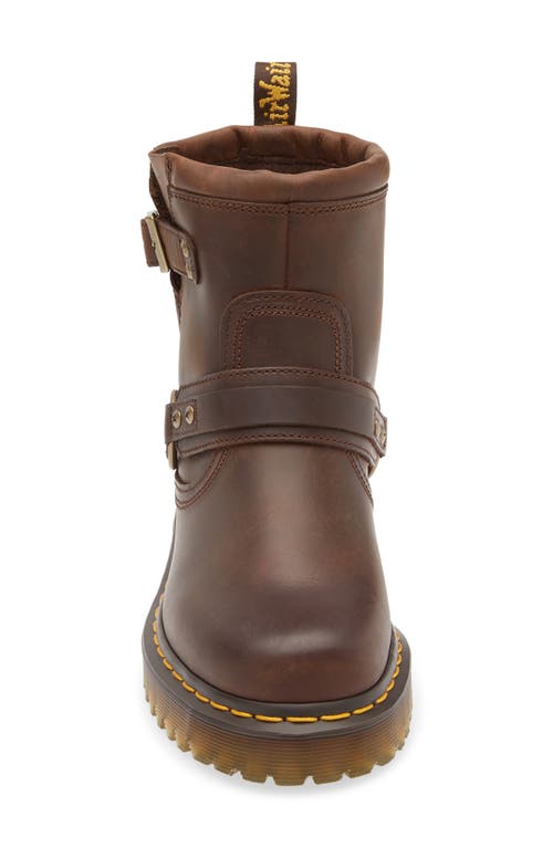 Dr. Martens' Dr. Martens Anistone Harness Boot In Brown