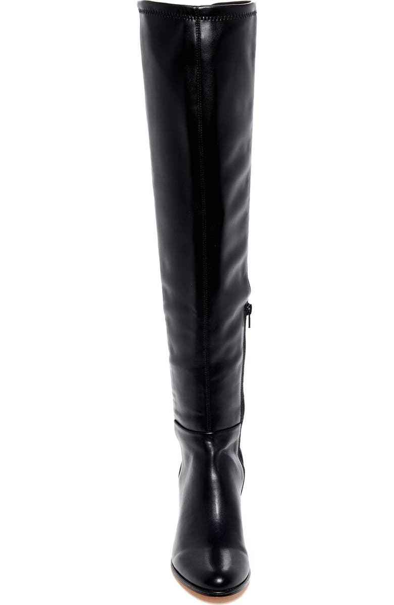 CK CALVIN KLEIN Carney Stretch Nappa Leather & Neoprene Over-the-Knee Boot, Alternate, color,